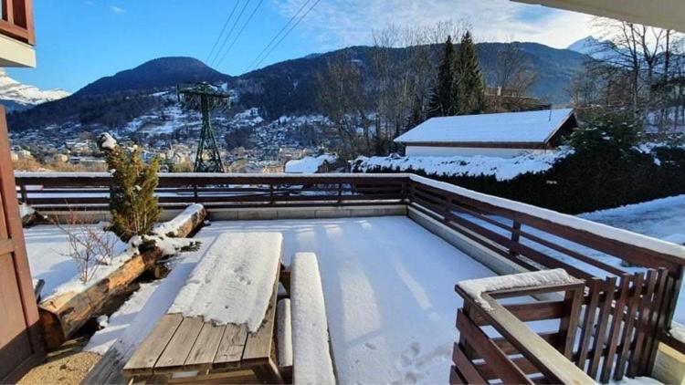 Appartement L'Edel - Vue Massif Mont-Blanc サン・ジェルヴェ・レ・バン エクステリア 写真